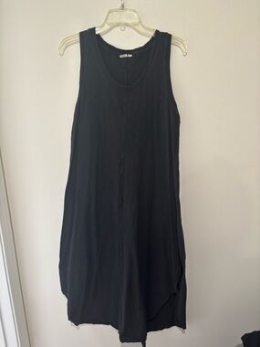 Gap Black Sleeveless Scoop Neck Dress